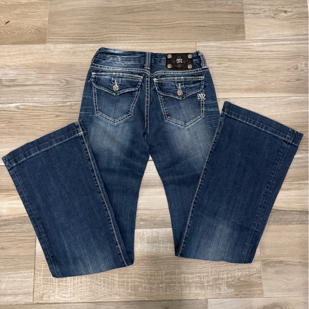 Miss me flare jeans size 25 inseem 32